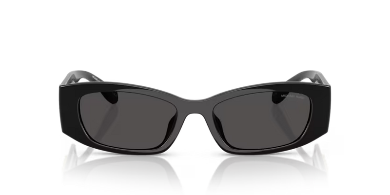 Michael Kors Rhodes Sunglasses Irregular Black Frame MK2243U 300587