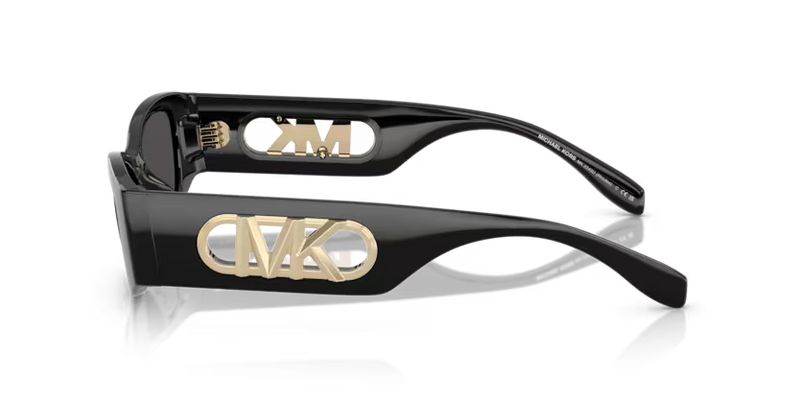 Michael Kors Rhodes Sunglasses Irregular Black Frame MK2243U 300587