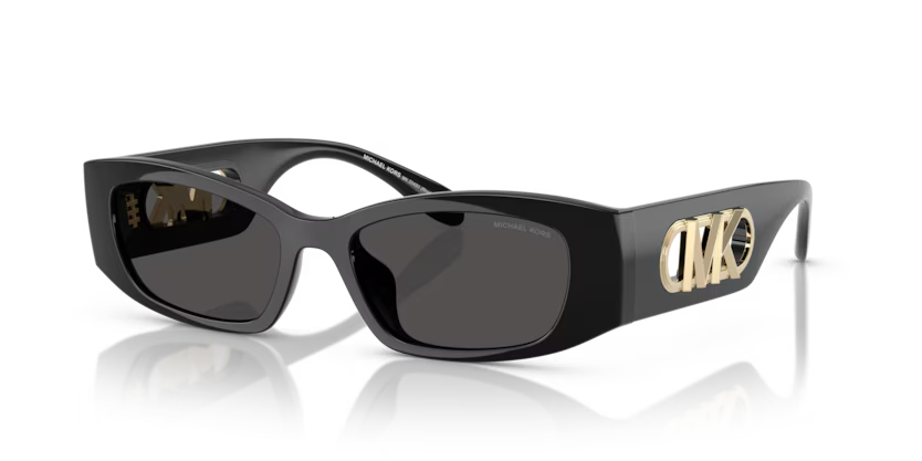 Michael Kors Rhodes Sunglasses Irregular Black Frame MK2243U 300587