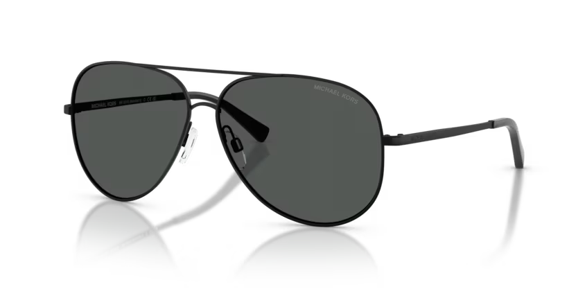 Michael Kors Kendall Sunglasses Pilot Black Frame Grey Lens MK5016 108287