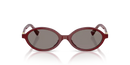 Miu Miu Ladies Bordeaux Sunglasses MU 04ZS 21I80Q Miu Miu