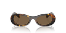 Miu Miu Ladies Havana Sunglasses MU 06ZS VAU06B Miu Miu