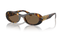 Miu Miu Ladies Havana Sunglasses MU 06ZS VAU06B Miu Miu