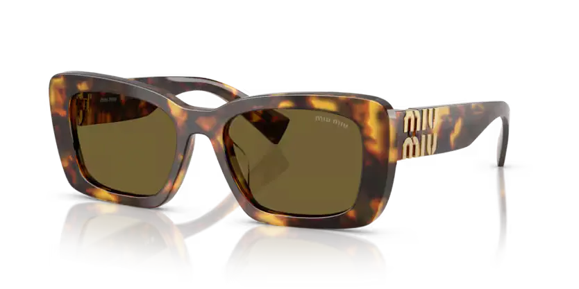 Miu Miu Ladies Havana Sunglasses MU 07YS 14L09Z Miu Miu