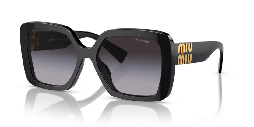 Ladies Black Sunglasses MU 10YS 1AB5D1 Miu Miu