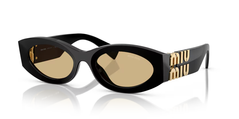 Ladies Black Sunglasses MU 11WS 16K10R Miu Miu