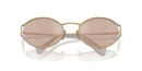 Miu Miu Ladies Pink Gold Sunglasses MU 52YS ZVN20F Miu Miu