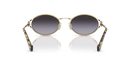 Miu Miu Ladies Pale Gold Sunglasses MU 52YS ZVN5D1 Miu Miu