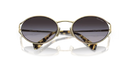 Miu Miu Ladies Pale Gold Sunglasses MU 52YS ZVN5D1 Miu Miu