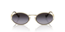 Miu Miu Ladies Pale Gold Sunglasses MU 52YS ZVN5D1 Miu Miu