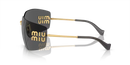 Miu Miu Ladies Gold Sunglasses MU 54YS 5AK5S0 Miu Miu