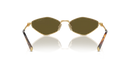 Miu Miu Ladies Gold Sunglasses MU 56ZS 5AK09Z Miu Miu