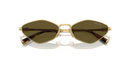 Miu Miu Ladies Gold Sunglasses MU 56ZS 5AK09Z Miu Miu