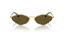 Miu Miu Ladies Gold Sunglasses MU 56ZS 5AK09Z Miu Miu