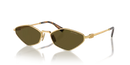 Miu Miu Ladies Gold Sunglasses MU 56ZS 5AK09Z Miu Miu