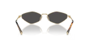 Miu Miu Ladies Pale Gold Sunglasses MU 56ZS ZVN5S0 Miu Miu