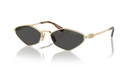 Miu Miu Ladies Pale Gold Sunglasses MU 56ZS ZVN5S0 Miu Miu