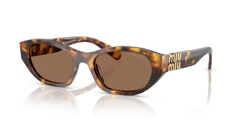 Miu Miu Ladies Havana Sunglasses MU A03S 14L60M Miu Miu