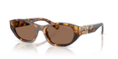 Miu Miu Ladies Havana Sunglasses MU A03S 14L60M Miu Miu