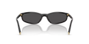 Miu Miu Ladies Black Sunglasses MU A06S 16K08Z Miu Miu