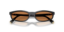 Miu Miu Ladies Black Sunglasses MU A06S 16K10I Miu Miu