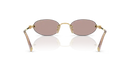 Miu Miu Ladies Gold Sunglasses MU A54S 5AK20I Miu Miu