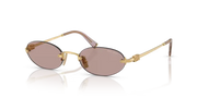 Miu Miu Ladies Gold Sunglasses MU A54S 5AK20I Miu Miu