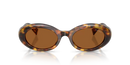Miu Miu Ladies Havana Sunglasses MU B09S 14L20V
