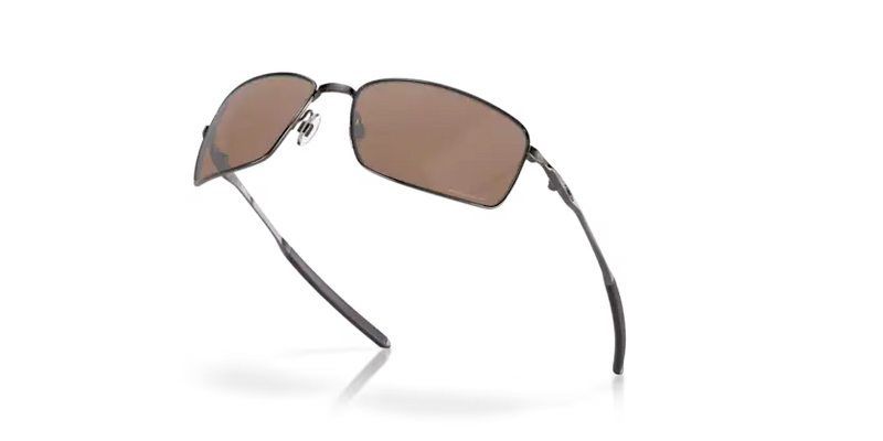 Oakley Square Wire Sunglasses Rectangle Tungsten Frame Polarised OO4075 407514