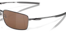 Oakley Square Wire Sunglasses Rectangle Tungsten Frame Polarised OO4075 407514