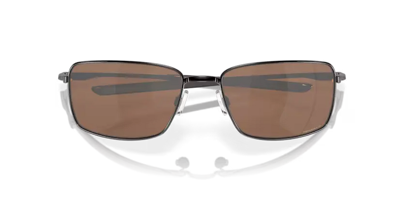 Oakley Square Wire Sunglasses Rectangle Tungsten Frame Polarised OO4075 407514