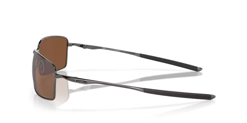 Oakley Square Wire Sunglasses Rectangle Tungsten Frame Polarised OO4075 407514