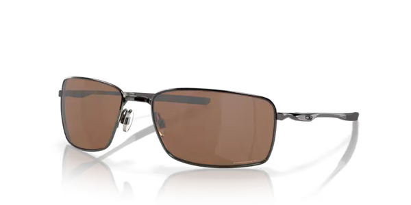 Oakley Square Wire Sunglasses Rectangle Tungsten Frame Polarised OO4075 407514