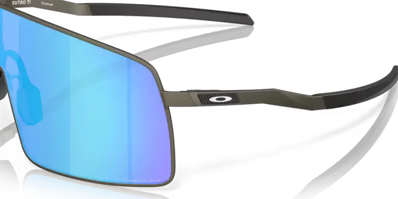 Oakley Sutro Ti Sunglasses Shield Lead Frame Green Lens OO6013 601304