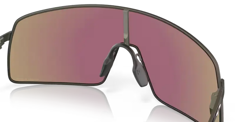 Oakley Sutro Ti Sunglasses Shield Lead Frame Green Lens OO6013 601304