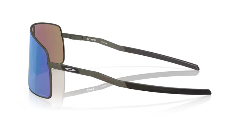 Oakley Sutro Ti Sunglasses Shield Lead Frame Green Lens OO6013 601304