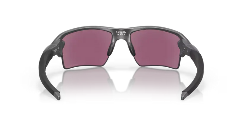 Oakley Flak 2.0 XL Sunglasses Rectangle Steel Frame Green Lens OO9188 9188F3