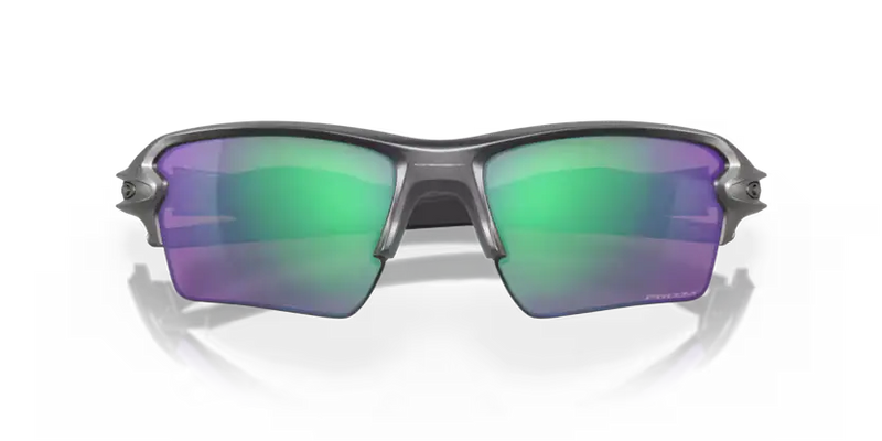 Oakley Flak 2.0 XL Sunglasses Rectangle Steel Frame Green Lens OO9188 9188F3