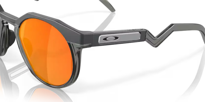 Oakley HSTN Sunglasses Matte Carbon Frame Ruby Lens  OO9242 924202