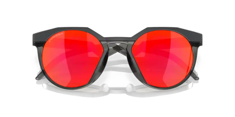Oakley HSTN Sunglasses Matte Carbon Frame Ruby Lens  OO9242 924202