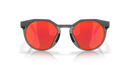 Oakley HSTN Sunglasses Matte Carbon Frame Ruby Lens  OO9242 924202