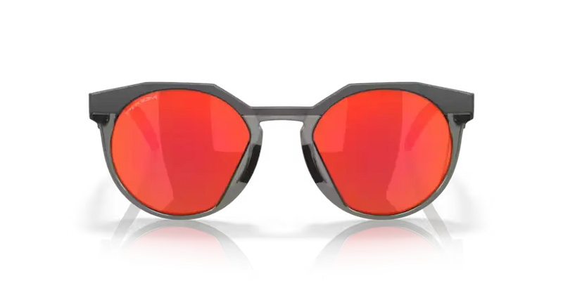 Oakley HSTN Sunglasses Matte Carbon Frame Ruby Lens  OO9242 924202