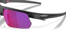 Oakley Bisphaera Sunglasses Rectangle Matte Grey Frame Purple Lens OO9400 940008 Oakley