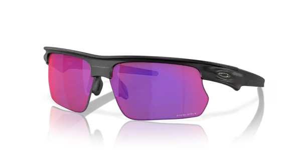 Oakley Bisphaera Sunglasses Rectangle Matte Grey Frame Purple Lens OO9400 940008