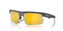Oakley Bisphaera Sunglasses Rectangle Matte Carbon Frame OO9400 940012 Oakley