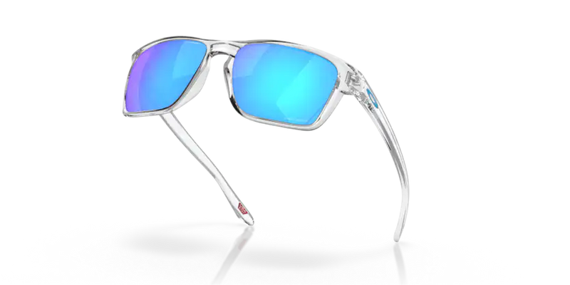 Oakley Sylas Sunglasses Polished Clear Frame Blue Lens OO9448 944804