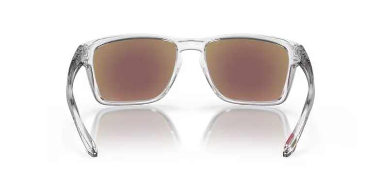 Oakley Sylas Sunglasses Polished Clear Frame Blue Lens OO9448 944804