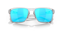 Oakley Sylas Sunglasses Polished Clear Frame Blue Lens OO9448 944804