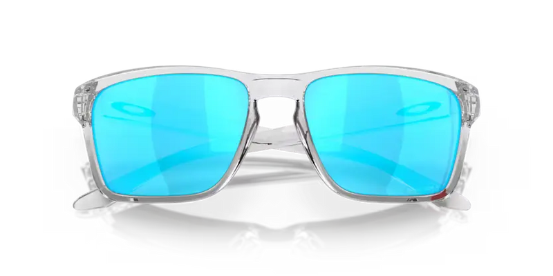 Oakley Sylas Sunglasses Polished Clear Frame Blue Lens OO9448 944804