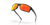 Oakley Gibston Sunglasses Rectangle Black Ink Frame Orange Lens OO9449 944905